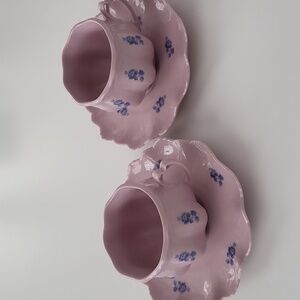 Two Teacups and Saucers